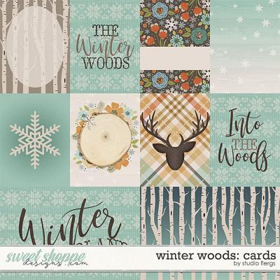 Winter Woods: CARDS by Studio Flergs