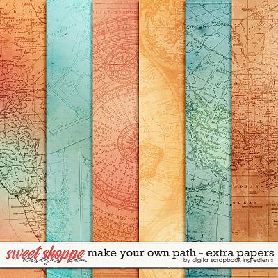 Make Your Own Path | Extra Papers by Digital Scrapbook Ingredients