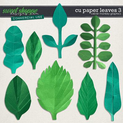 CU Paper Leaves 3 by Clever Monkey Graphics   