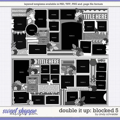 Cindy's Layered Templates - Double It Up: Blocked 5 by Cindy Schneider