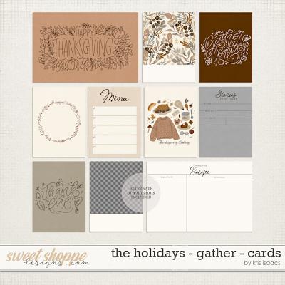 The Holidays - Gather | Journal Cards - by Kris Isaacs Designs