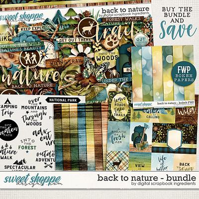 Back To Nature Bundle & *FWP* by Digital Scrapbook Ingredients