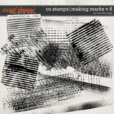 CU BRUSH & STAMPS | MAKING MARKS V.6 by The Nifty Pixel