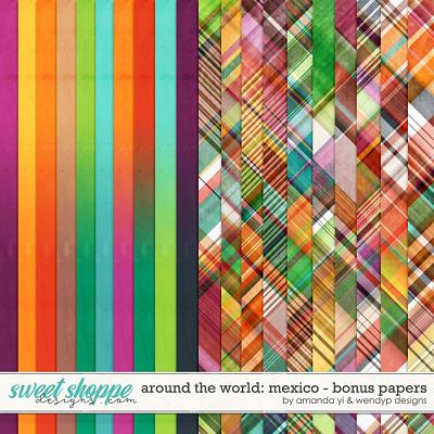 Around the world: Mexico - Bonus Papers by Amanda Yi & WendyP Designs