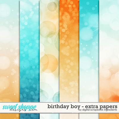 Birthday Boy | Extra Papers by Digital Scrapbook Ingredients