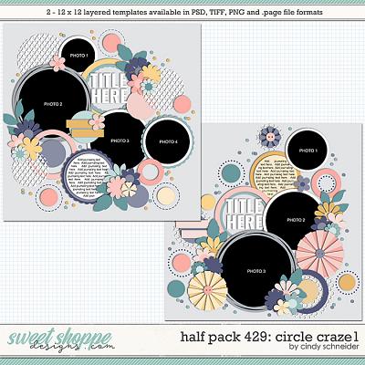 Cindy's Layered Templates - Half Pack 429: Circle Craze 1 by Cindy Schneider