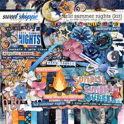 Starlit Summer Nights: Kit by Little Butterfly Wings and River Rose Designs