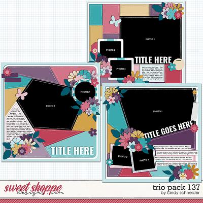 Cindy's Layered Templates - Trio Pack 137 by Cindy Schneider