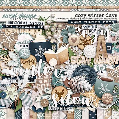 Cozy winter days by Digital Scrapbook Ingredients & WendyP Designs