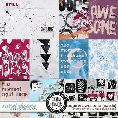 Creative Chronicles: Oops & Awesome Cards by Little Butterfly Wings & Studio Basic 