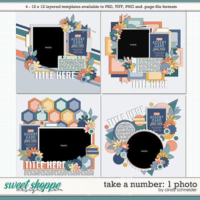 Cindy's Layered Templates - Take a Number: 1 Photo by Cindy Schneider