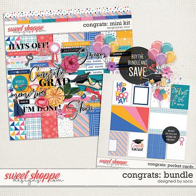 Congrats: Bundle | Designed by Soco Congrats: Bundle | Designed by Soco