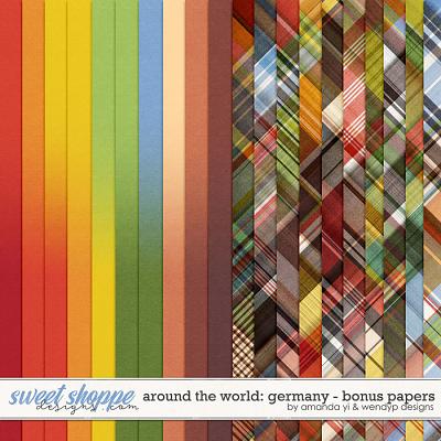 Around the world: Germany - Bonus Papers by Amanda Yi & WendyP Designs