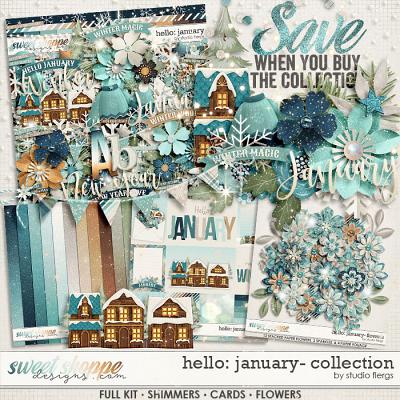 Hello: January- COLLECTION & *FWP* by Studio Flergs