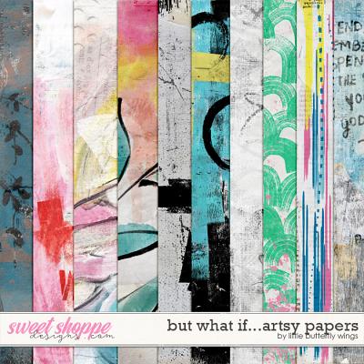 But what if... artsy papers by Little Butterfly Wings