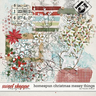 Homespun Christmas Messy Things by Tracie Stroud