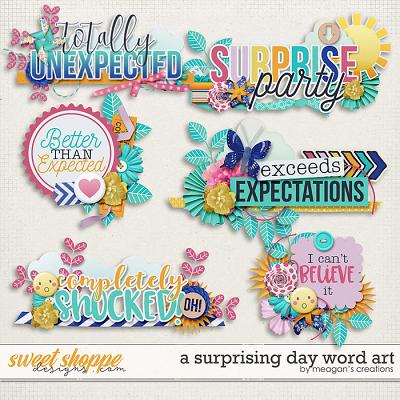 A Surprising Day Word Art by Meagan's Creations