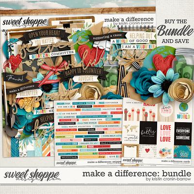 Make a Difference: Bundle by Kristin Cronin-Barrow