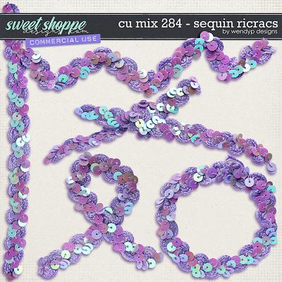 CU Mix 284 - sequin ricracs by WendyP Designs