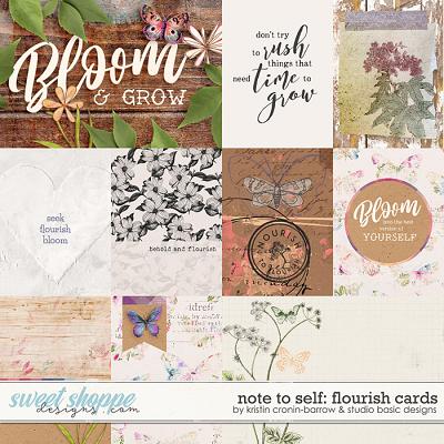 Note To Self: Flourish Cards by Kristin Cronin-Barrow & Studio Basic