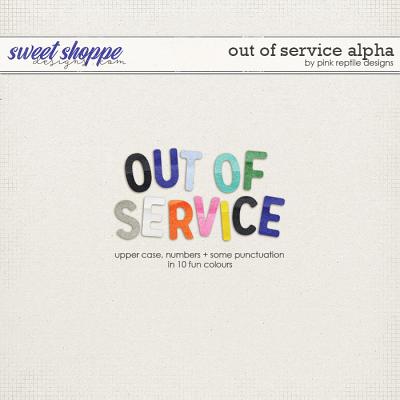 Out Of Service Alpha by Pink Reptile Designs