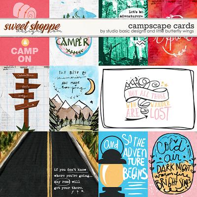 Campscape Cards by Studio Basic and Little Butterfly Wings
