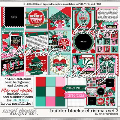 Cindy's Layered Templates - Builder Blocks: Christmas Set 2 by Cindy Schneider