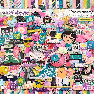 Born Sassy by Clever Monkey Graphics & Blagovesta Gosheva 