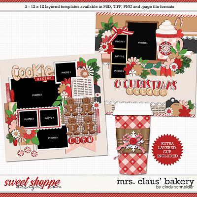 Cindy's Layered Templates - Mrs. Claus' Bakery by Cindy Schneider