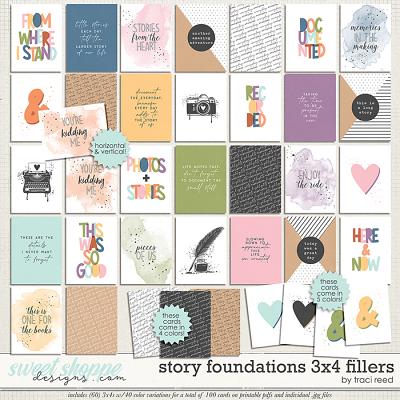 Story Foundations 3x4 Fillers by Traci Reed Story Foundations 3x4 Fillers by Traci Reed