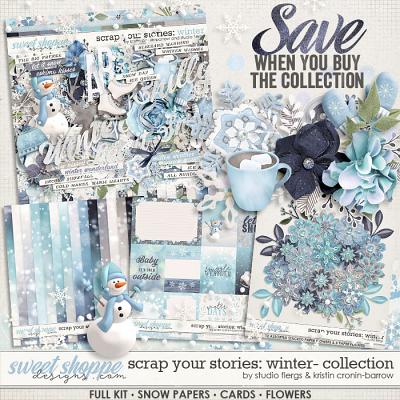Scrap Your Stories: Winter- BUNDLE by Studio Flergs & Kristin Cronin-Barrow