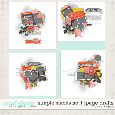 SIMPLE STACKS No.1 | PAGE DRAFTS by The Nifty Pixel