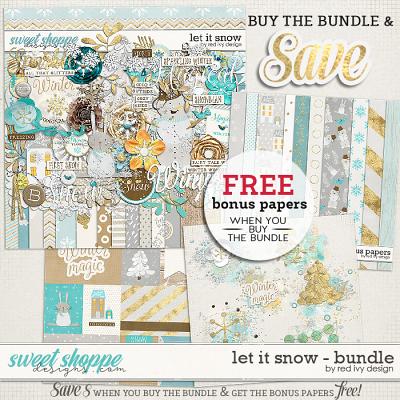 Let It Snow - Bundle by Red Ivy Design