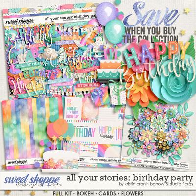 All Your Stories: BIRTHDAY PARTY- COLLECTION by Kristin Cronin-Barrow & Studio Flergs
