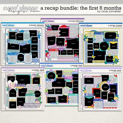Cindy's Layered Templates - A Recap Bundle: The First 6 Months by Cindy Schneider