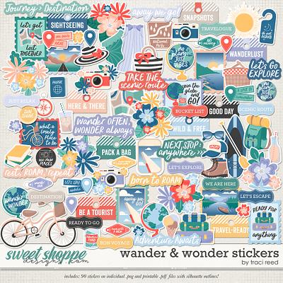Wander & Wonder Stickers by Traci Reed