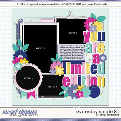 Cindy's Layered Templates - Everyday Single 81 by Cindy Schneider