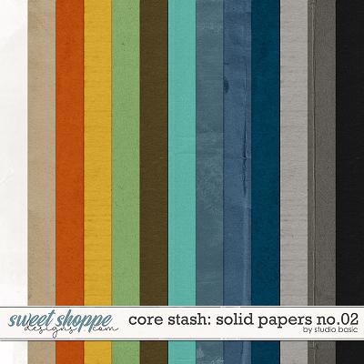 Core Stash: Solid Papers No2 by Studio Basic