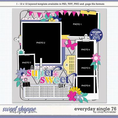 Cindy's Layered Templates - Everyday Single 76 by Cindy Schneider