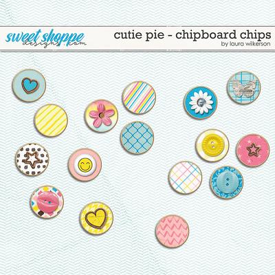 Cutie Pie: Chipboard Chips by Laura Wilkerson