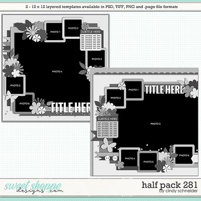 Cindy's Layered Templates - Half Pack 281 by Cindy Schneider