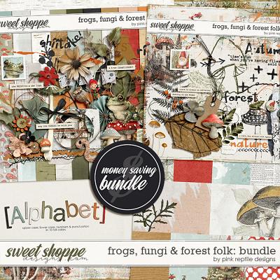 Frogs, Fungi & Forest Folk Bundle by Pink Reptile Designs