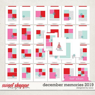 December Memories 2019: 6x8 Template Album | Designed by Soco