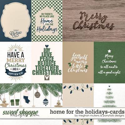 Home for the Holidays Pocket Cards by Meghan Mullens and Ponytails Designs