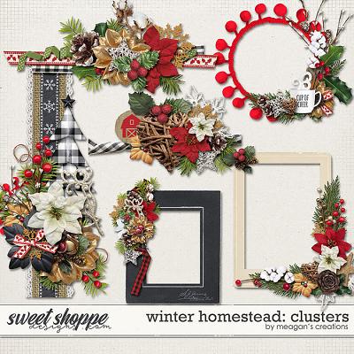 Winter Homestead: Clusters by Meagan's Creations