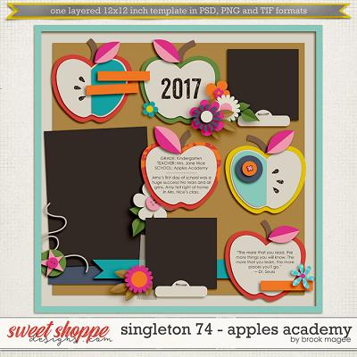 Brook's Templates - Singleton 74 - Apples Academy by Brook Magee