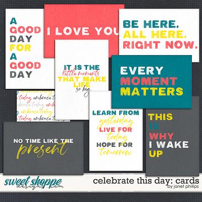 CELEBRATE THIS DAY: JOURNALING CARDS by Janet Phillips