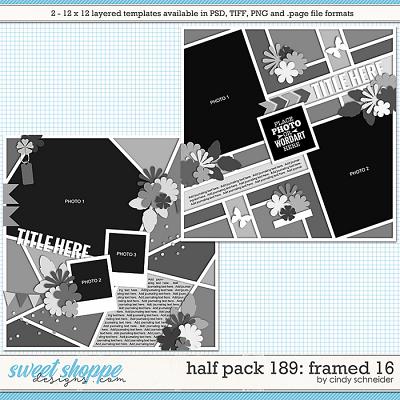 Cindy's Layered Templates - Half Pack 189: Framed 16 by Cindy Schneider