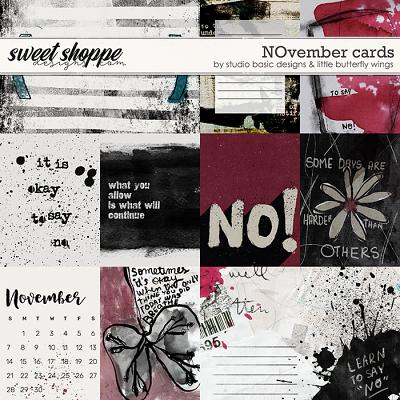 NOvember Cards by Studio Basic and Little Butterfly Wings