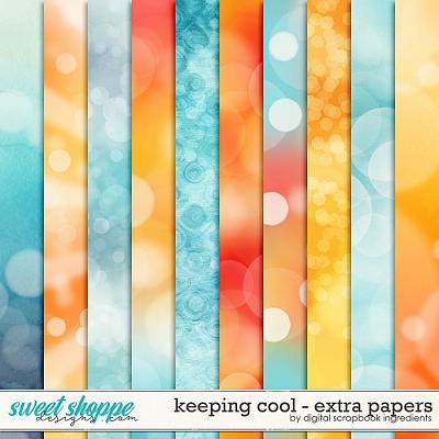 Keeping Cool | Extra Papers by Digital Scrapbook Ingredients